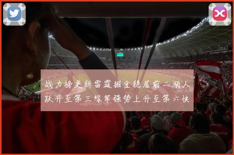 战力榜更新雷霆掘金稳居前二湖人跃升至第三绿军强势上升至第六快船垫底