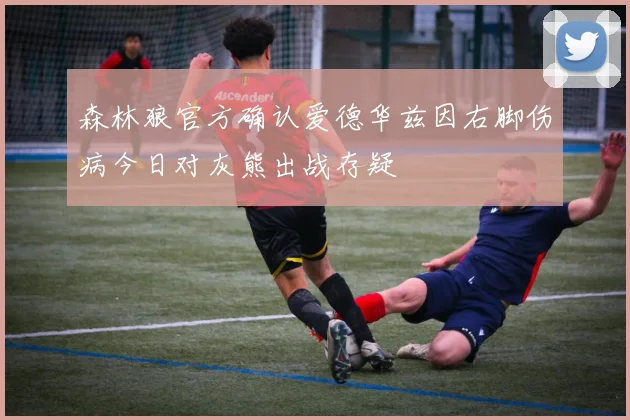森林狼官方确认爱德华兹因右脚伤病今日对灰熊出战存疑