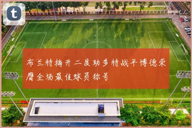 布兰特梅开二度助多特战平博德荣膺全场最佳球员称号